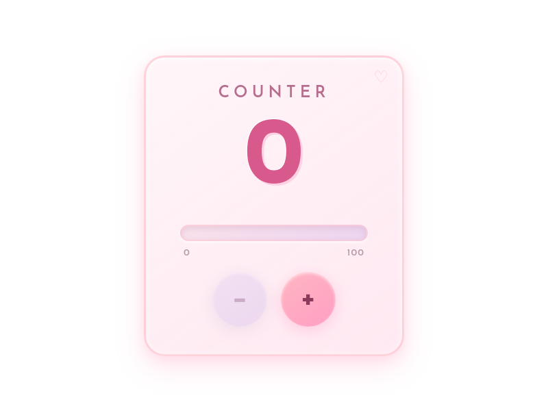 Pastel Pink Counter